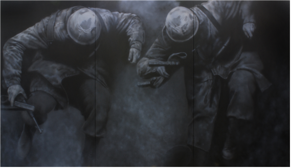 DANCE DANCE 450*259 oil on canvas 2018