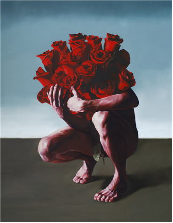 38. compulsive idea 145.5*112.1 oil on canvas