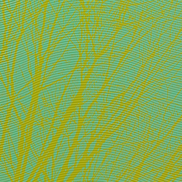 wind of tree. acrylic gouache,gel on modeling made canvas_118×118. 2010