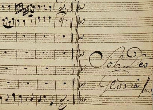 '오직 하나님께 영광 - Soli Deo Gloria', 바흐의 필사 악보