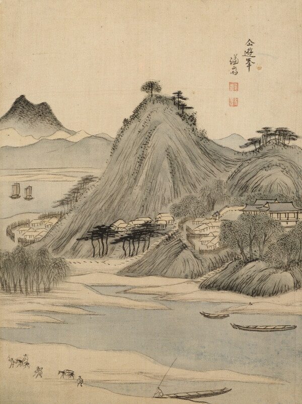 겸재 정선의 선유봉 (사진=간송미술관 제공)