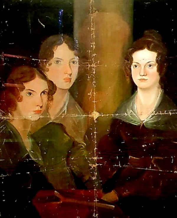 좌로부터> 앤(1820~1849), 에밀리(1818~1848), 샬럿(1816~1855)