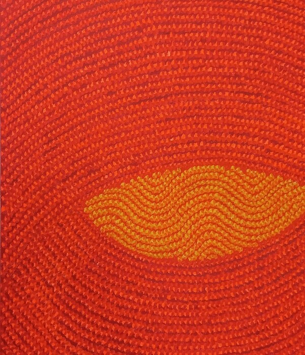 Resonance(공명) Tempera on mixed media 53×45 2021