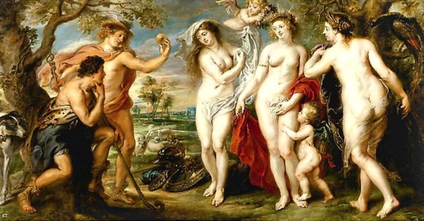 '패리스의 심판', 루벤스, 1638~1639