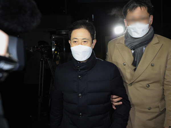 손준성 검사가 3일 오전 구속영장이 기각된 후 경기 의왕시 서울구치소를 나서고 있다. (사진=뉴스1)