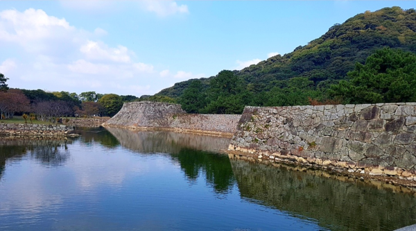 하기시에 있는 모리 가문의 성터