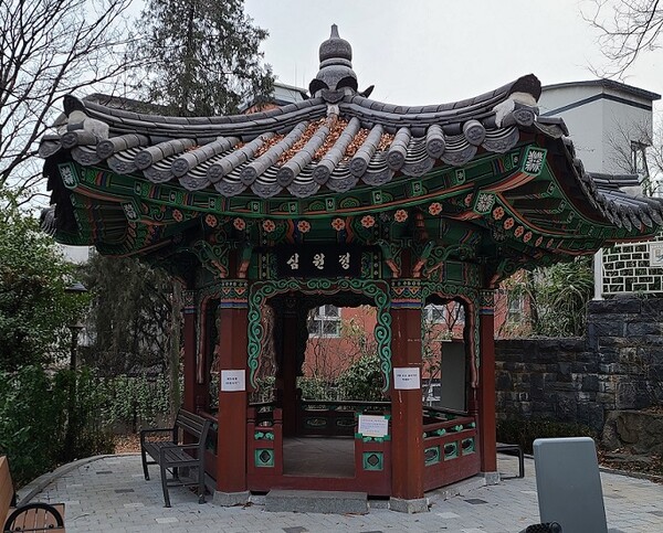 서울 용산구 용산문화원 뒤편에 있는 심원정. 임진왜란 당시 명나라와 일본의 휴전 교섭 회담이 열렸던 곳이다. (사진=황현탁)