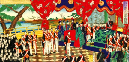 메이지 시대 대일본제국헌법 공포식, 1889