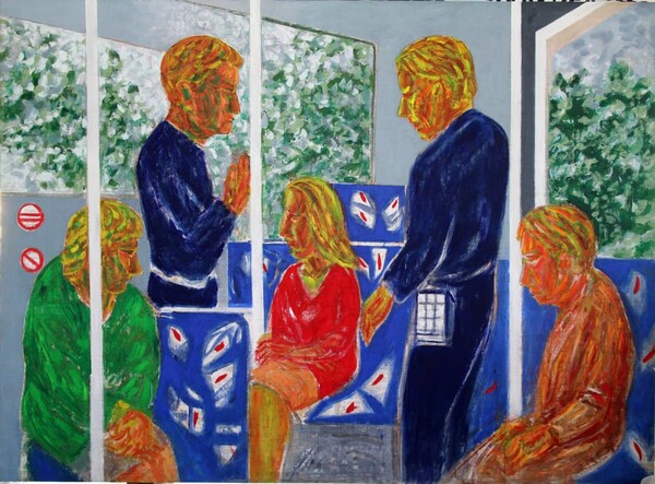 시드니카페 155×208.3 Acrylic on canvas 2015 / 사진 = 서용선 아카이브