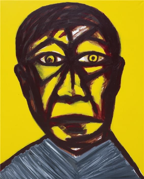 얼굴2 249.5×200 Acrylic on canvas 2009 / 사진 = 서용선 아카이브