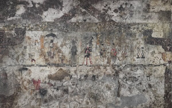 고구려 수산리 고부벽화 모사 200×310 2016 / 사진 – 김식 제공