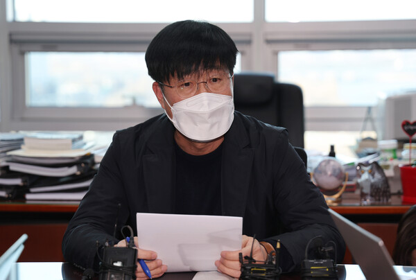 이태규 국민의당 선대위 총괄본부장이 23일 긴급 기자회견을 갖고 있다. (사진=뉴스1)