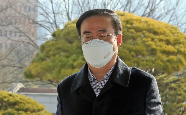 김세환 중앙선거관리위원회 사무총장이 지난 7일 오전 경기도 과천시 중앙선관위에 출근하고 있다. (사진=뉴스1)