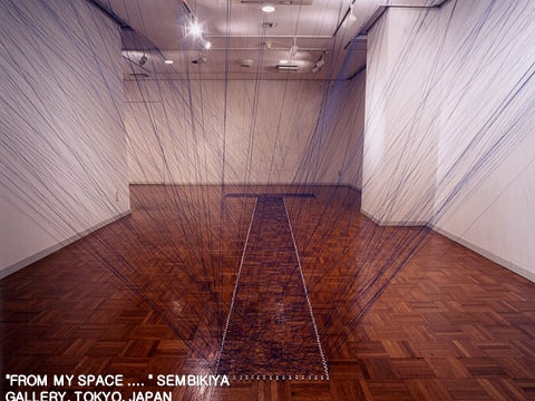 도쿄 센비키에 갤러리 전시- from my space 2003년 / 사진제공 = 황혜성 작가