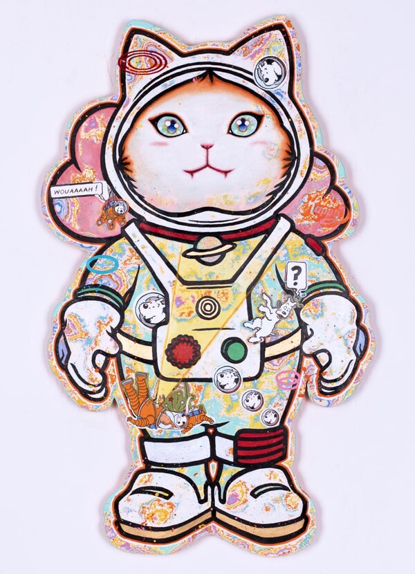 NanaAstro 98×60.5×3.8 oil & acrylic on shaped wood panel 2022 / 사진 제공=스튜디오 끼