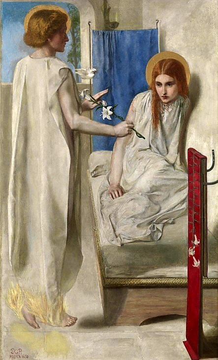 '수태고지' 단테 가브리엘 로세티, 1850