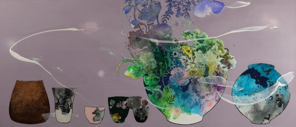 Reflective 22058 72×162㎝ Mixed Media 2022 / 사진 = 남여주 작가 제공