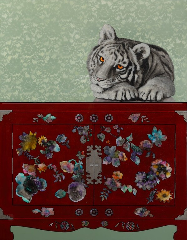 Reflective 22056 116.8×91㎝ Mixed Media 2022 / 사진 = 남여주 작가 제공