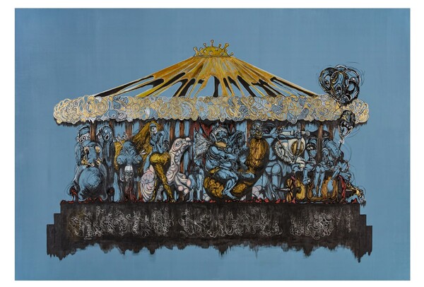 Mary! Go round! Acrylic on canvas 112×162㎝ 2021/사진 제공 = 심승욱 작가