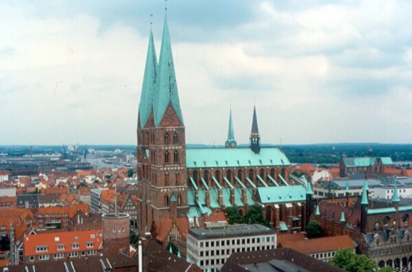 뤼벡에 있는 성 마리아 교회.