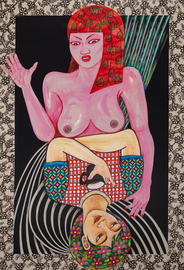 대화, 캔버스에 아크릴, 80*116.5 cm 50호 2018 