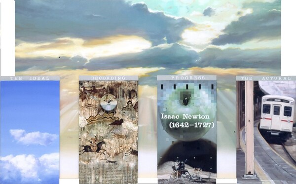 인간의 굴레로부터 일탈 213.9*133.3 acrylic & oil on canvas 1995년 