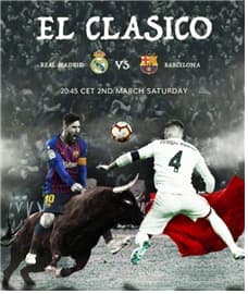 전쟁과도 같은 축구, 엘 클라시코 포스터