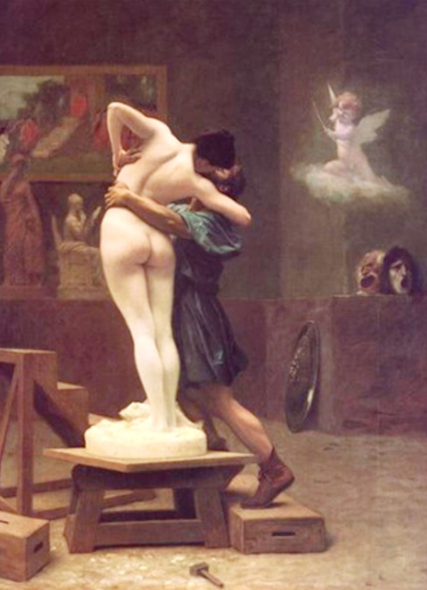 '피그말리온과 갈라테이아', 장 레옹 제롬, 1890