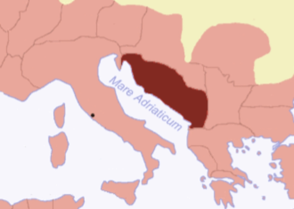 아드리아해 연안 달마티아 지방 (출처, 나무위키)