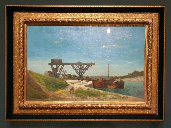 폴 고갱(1848~1903) / '센강변의 크레인', 1875, 77.2×119.8cm