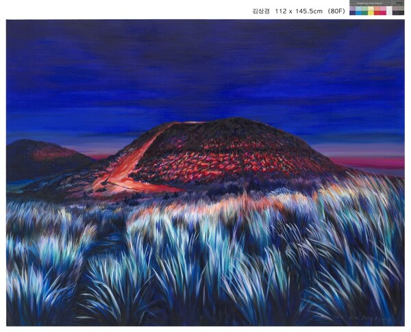 새별오름 112×145.5cm Oil on Canvas 2018 / 제공 = 김상경 작가