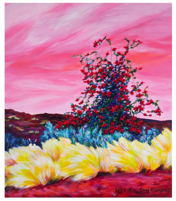 오히아 레후아(Ohia Lehua) 116.7×91cm Oil on Canvas 2022 / 제공 = 김상경 작가