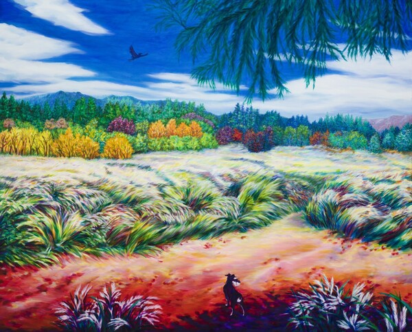 거문오름2 130×160cm Oil on Canvas 2022 / 제공 = 김상경 작가