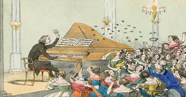 리스트광풍을 그린 당시 신문의 삽화