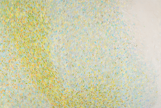 어디에 있니 너 194×132cm 아크릴 순지, 캔버스 2018 / 제공 =정옥화 작가