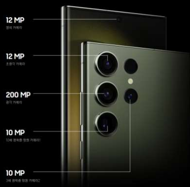 도표 1. 삼성전자 갤럭시S23 울트라 카메라. (자료=삼성전자)