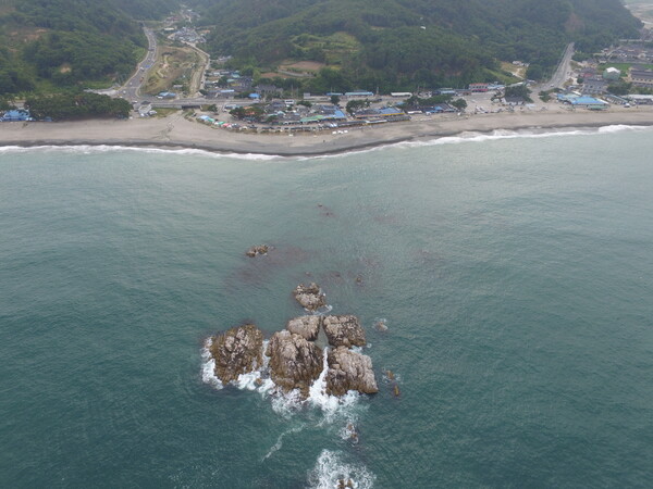 경북 경주시 문무대왕면에 위치한 통일신라 문무대왕릉