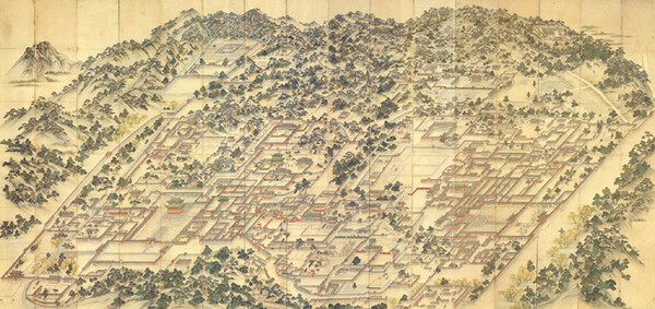 창경궁인 동궐도.