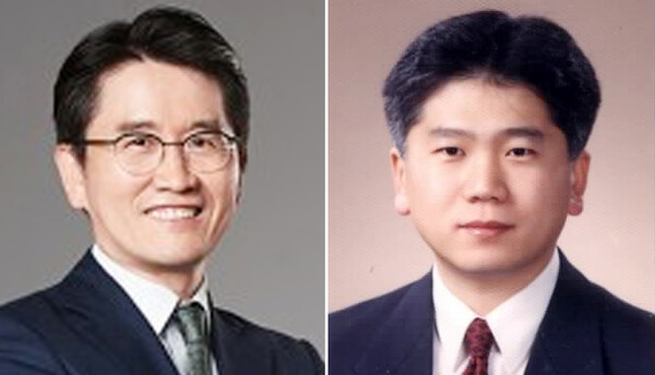 공수처장 후보추천위원회는 29일 오후 서울 여의도 국회에서 열린 8차 회의에서 판사 출신인 오동운(왼쪽) 법무법인 금성 파트너변호사와 검사 출신인 이명순 이명순법률사무소 대표변호사를 2대 공수처장 최종 후보로 추천했다고 밝혔다. (사진=연합뉴스)