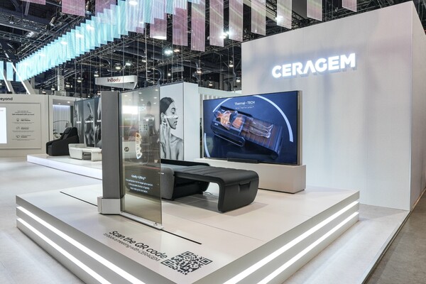 헬스케어 전문기업 세라젬이 올해 1월  세계 최대 가전·IT 전시회인 'CES 2024'에 참가했을 당시 부스. (사진=연합뉴스)