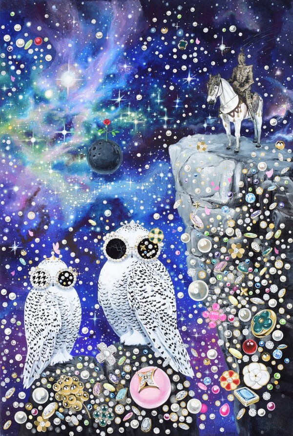 Eternal Golden 부분(전체 그림의 마지막 일곱번째) / 제공 = 김지희 작가