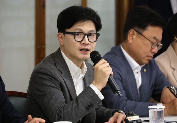 한동훈 국민의힘 대표가 25일 서울 종로구 삼청동 총리공관에서 열린 고위당정협의회에서 발언하고 있다.(사진=연합뉴스)
