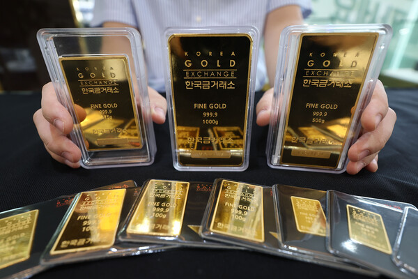 이달 미국의 기준금리 인하 기대감에 국제 금값이 연일 사상 최고가를 갱신하고 있다. (사진=연합뉴스)