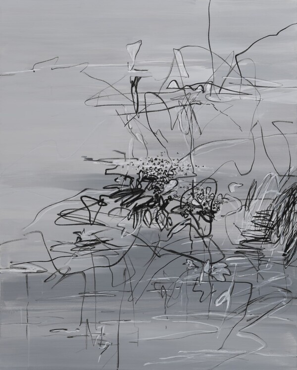 기억너머에 Charcoal, Acrylic on canvas 162ⅹ130cm 2023