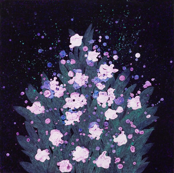 떠 오르다- 생 60.0ⅹ60.0cm acrylic on canvas 2024