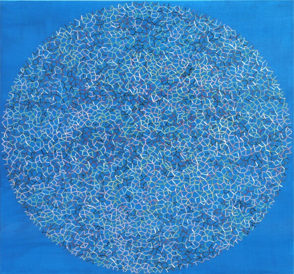 Before and After, acrylic, mother of pearl on Canvas 100x100cm 2010년