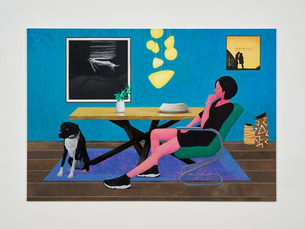  소소하며 정적인 oil on canvas 162.1ⅹ130.3cm 2024 / 제공 = 뉴스프링프로젝트