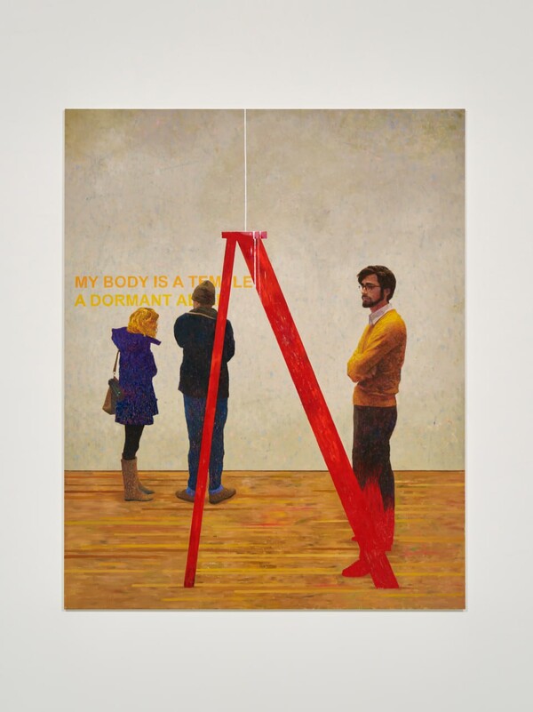 신화의 기원 oil on canvas 162.1ⅹ130.3cm 2024 / 제공 = 뉴스프링프로젝트