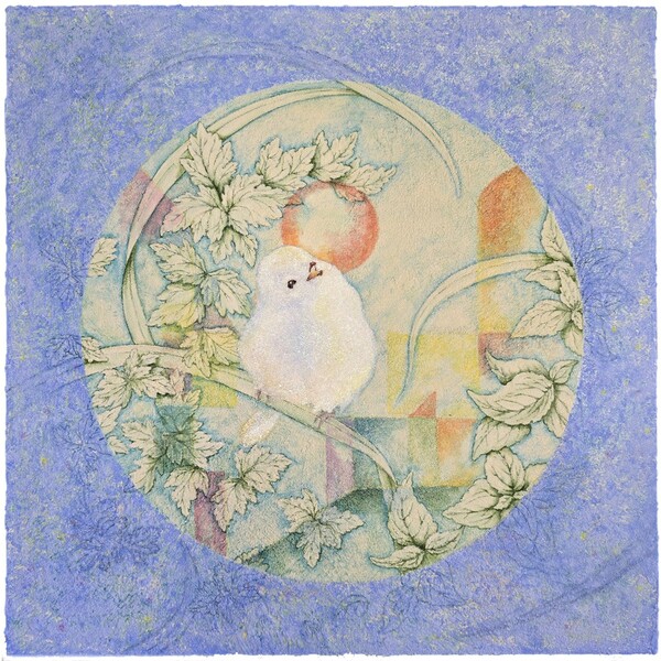 소소소소(Small.Simple.Special.Smile) no.1, Mixed Media on Canvas,50×50㎝ 2024