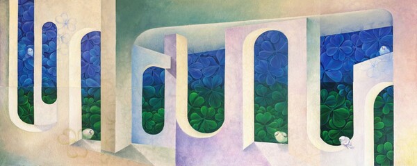 Beyond Collections No. 1~5, Mixed Media on Canvas_223x91㎝, 2022